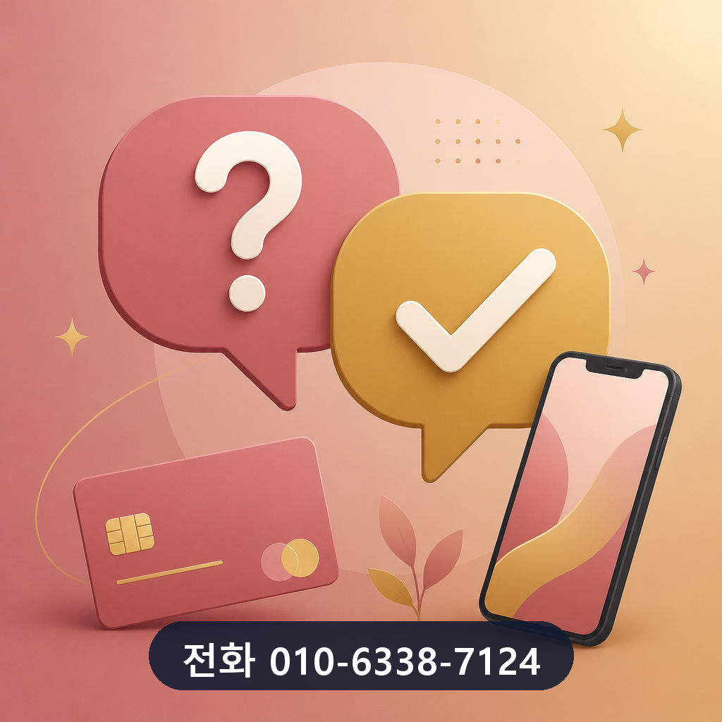 신용카드 현금화 업체 자주 묻는 질문 이미지