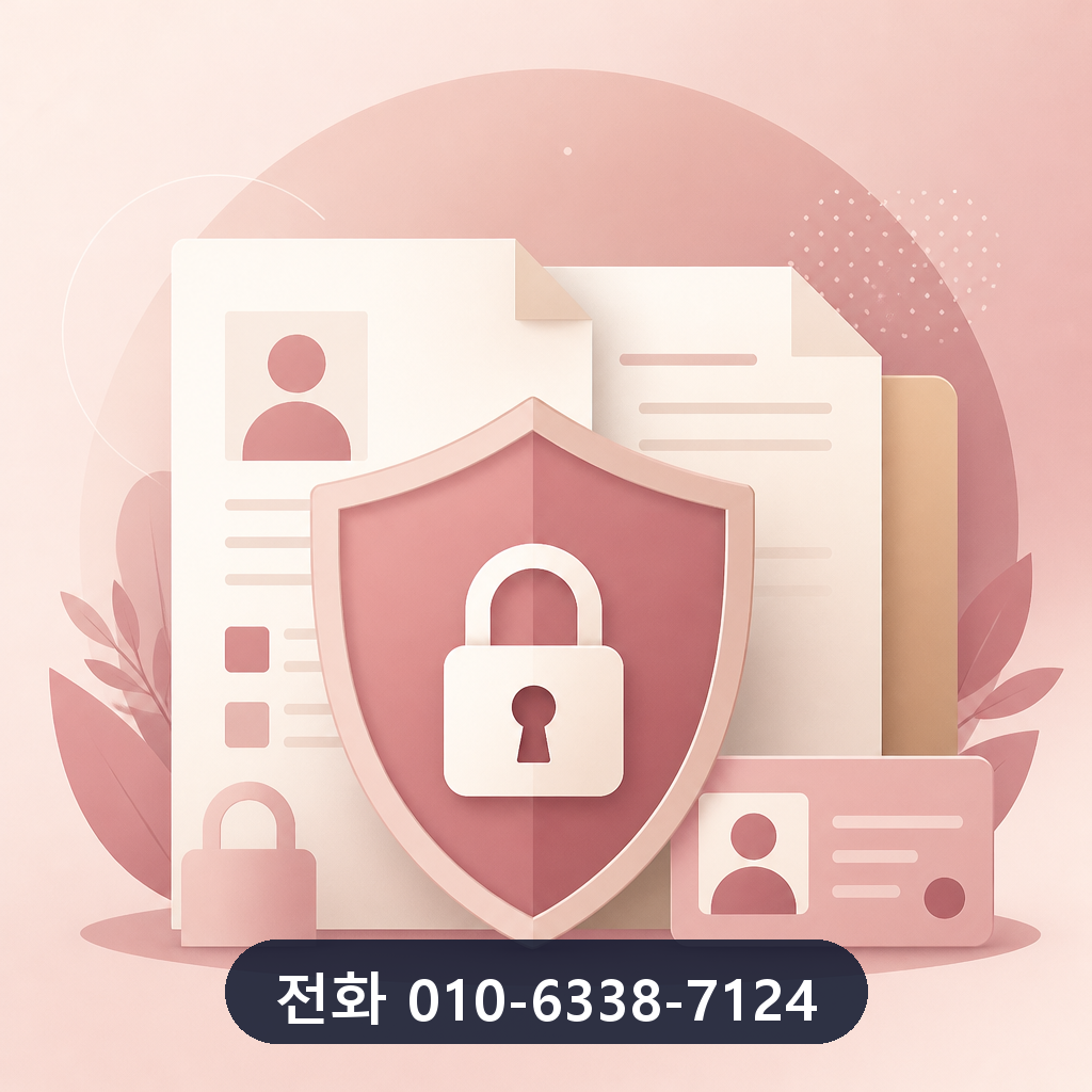 신용카드 현금화 업체 개인정보 보호 이미지